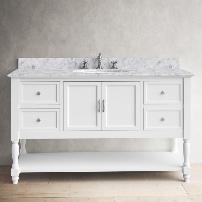 Birch Lane™ Ursa 60" Single Bathroom Vanity Set & Reviews Wayfair